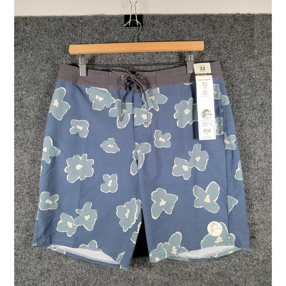 O'Neill Hyperdry Board Shorts Size 32 Mens Floral Print 19